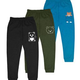 BAESD Infant Boys Pack Of 3 Mid Rise Joggers-99