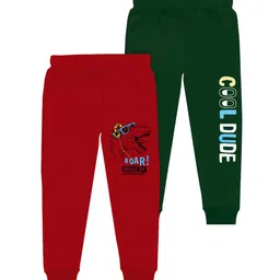 BAESD Boys Pack Of 2 Printed Joggers-picture-32