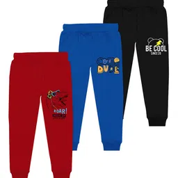 BAESD Boys Pack Of 3 Printed Joggers-picture-25