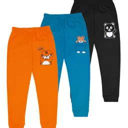 BAESD Infant Boys Pack Of 3 Graphic Printed Joggers-88