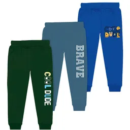 BAESD Boys Pack Of 3 Typography Printed Joggers-picture-17