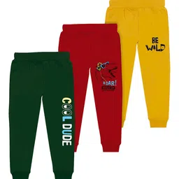 BAESD Boys Pack Of 3 Printed Regular Fit Joggers-picture-40