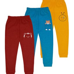 BAESD Infants Boys Pack Of 3 Graphic Printed Mid Rise Joggers-71