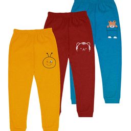 BAESD Infant Boys Pack Of 3 Graphic Printed Joggers-93