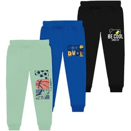 BAESD Boys Pack Of 3 Printed Joggers-picture-9