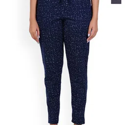 GUIDE Women Pack Of 2 Printed Cotton Mid Rise Track Pants-43