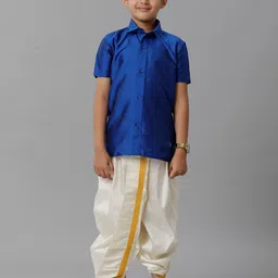 Ramraj Boys Ethnic Shirt with Dhoti Pants-picture-33