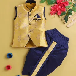 BAESD Boys Floral Regular Kurta with Dhoti Pants-48
