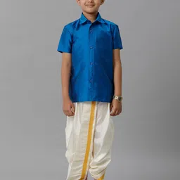 Ramraj Boys Ethnic Shirt With Dhoti Pants image 5