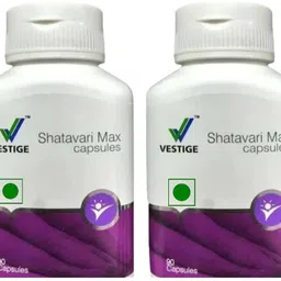 vestlge VESTIGE SHATAVARI MAX 90 CAPSULES PACK OF 2 UNFALVAR Capsules-picture-19