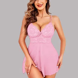 FIMBUL Self Design Net Baby Doll-picture-7