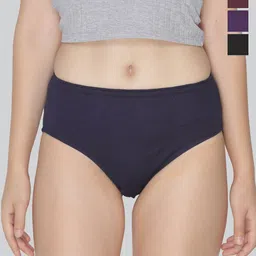 LYRA Pack Of 4 Assorted Anti-Odour Mid-Rise Hipster Briefs-image-96