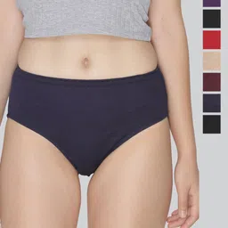 LYRA Pack of 8 Assorted Anti-Odour Mid-Rise Bikini Briefs-14