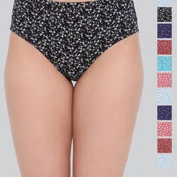 LYRA Pack Of 12 Assorted Anti-Odour Mid-Rise Bikini Briefs-image-29