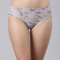 Enamor Floral Printed Mid-Rise Flexi-Light Anti Microbial Hipster Briefs-25