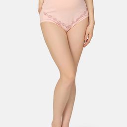 MAMMA PRESTO High-Rise Cotton Maternity Briefs MPU-17 PEACH-C23-44