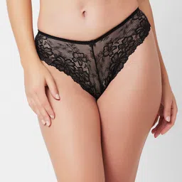 Candyskin Floral Self Design Lace Bikini Briefs-picture-19