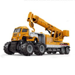 Crane Toy Truck Excavator Bulldozer Crane For Kids Friction Power-43