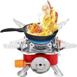 Mini Gas Stove Outdoor Portable Square Gas Burner Camping Picnic Folding Stove Aluminium Manual Gas Stove-image-16