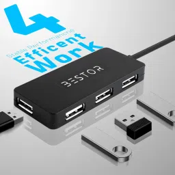 Bestor 5-in-1 Combo: Wired Keyboard, Ergonomic Mouse, USB 2.0 Hub, OTG, Waterproof Pad. Combo Set image 3