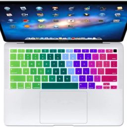 RAYA Keyboard Cover for MacBook Air 13 with Touch ID M1 {A2337 / A2179} 2020 Apple MacBook Air Keyboard Skin-40