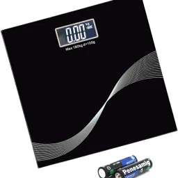 ZVJZGSA Digital Weighing Scale LCD Bathroom Weight Machine for Human Body Weight Scale Digital For Men, Women And Children (Multicolor) Weighing Scale (Black) Weighing Scale (Black) Weighing Scale-18