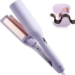 BHAJANSHREE Wave Curling 2 Barrel Ionic Wavy Hair Curler Multifunctional| 32MM Curling Iron Electric Hair Styler-image-48