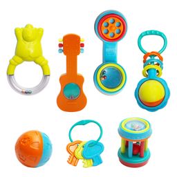 Mee Mee Infant Rattle Set of 7 (Color & Design May Vary)-11