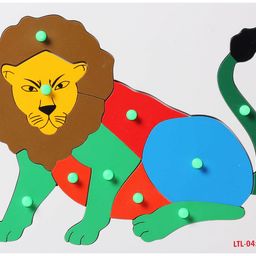Little Genius -  WOoden Lion Tray Board-23
