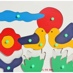 Little Genius - Birds With Sun Wooden Puzzle-image-29