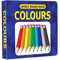 Dreamland Colours Board Book for Children  , Easy to hold Early Learning Picture Book to Learn Colours- Lovely Board Book Series-4