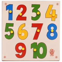 Skillofun Numerical Shape Wooden Tray 1 - 10-13