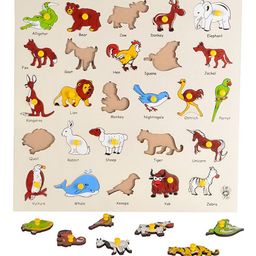 Skillofun Animal Alphabet Wooden Tray-24