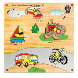 Skillofun - Junior Identification Wooden Tray Transport II-10