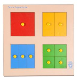 Skillofun - Parts Of Wooden Square Tray-26