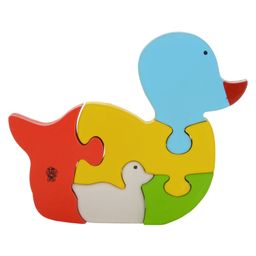 Skillofun - Take Apart Wooden Puzzle Duck With Duckling-28