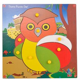 Skillofun - Theme Wooden Puzzle Standard Owl-18