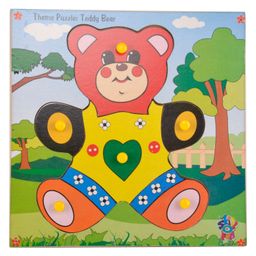 Skillofun Theme Wooden Puzzle Standard - Teddy Bear-25