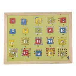 Skillofun - Wooden And Magnetic Twin Play Tray Number Scene 1-20-18