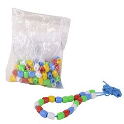 Skillofun Plastic And Wooden Beads - Oval-11