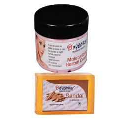 Deyomkar 2 Pcs Herbal Cream with  Sandalwood Soap-22