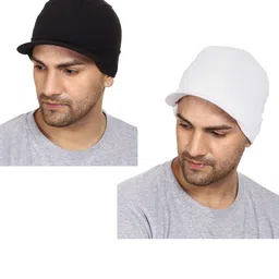 Gajraj Pack of 2 Cotton Visor Caps-image-76