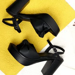 Inc 5 Open Toe Platform Heels With Backstrap-15