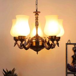 new era Vigo White Iron 5 Lights Chandelier-picture-36