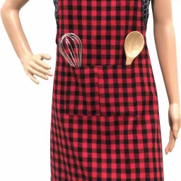 Cotton Home Use Apron - Free Size-image-91