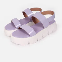 Lavie Two Strap Open Toe Flatform Heels With Backstrap image 5