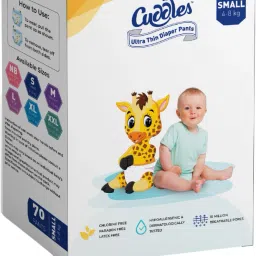 Ultrathin Baby Diaper Pants | Ultra Soft Super Absorbent and Luxurious Comfort - S-image-91