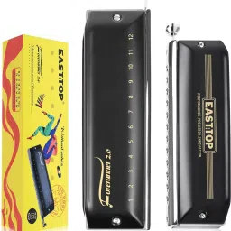 Updated FORERUNNER 2.0 without valves Chromatic Harmonica 12-Hole 48 Tones C Key-24