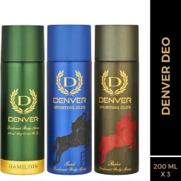 Hamilton, Rider & Goal Body Deo (200 ml x 3) Deodorant Spray - For Men-image-71