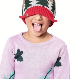 Bharatasya Girls Self Design Acrylic Beanie-55